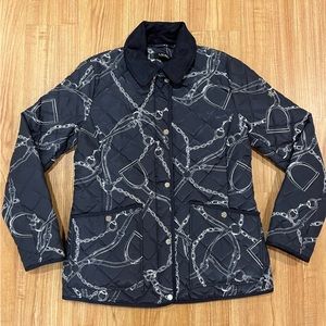 Lauren | Ralph Lauren Chain Print Quilted Jacket